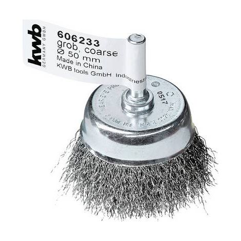 Schleifbürste kwb abrasive brush HSS Stahl 50 mm