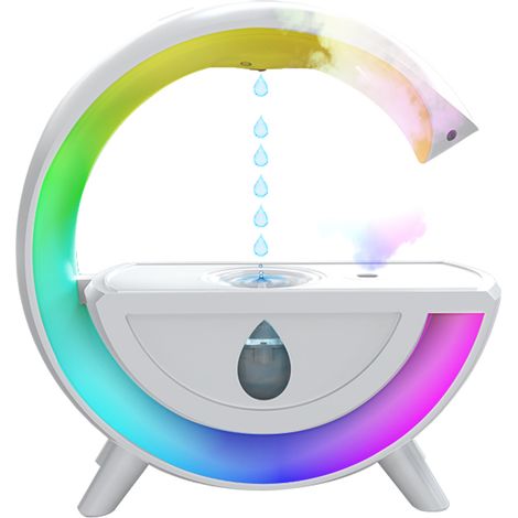 Biberón antigravedad de 350 ml: mayor seguridad, humidificación rápida, luces LED discretas, un artículo mágico, un regalo perfecto para el Día de la Madre. (1/5)