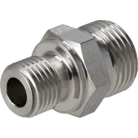 Nipplo maschio 12L x 1/4" BSP inox PH HYDRAULIK GES12LR14SS