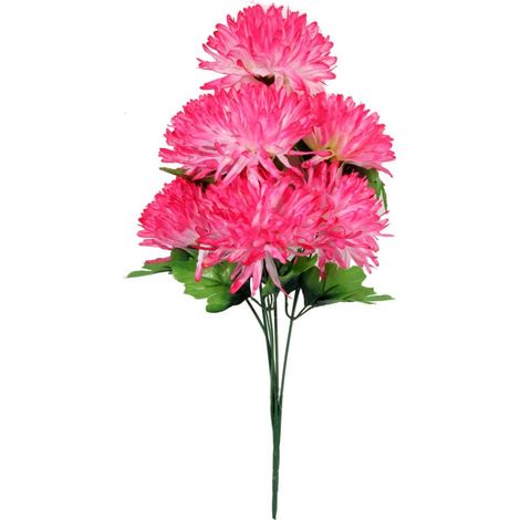 Strauß aus 7 rosa Chrysanthemen, FI 16 CM (1/3)
