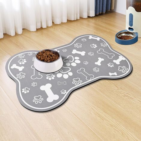 Tapis absorbant en forme d'os pour chiens et chats - très absorbant et à séchage rapide - 1 pièce, 30 x 40 cm (1/5)