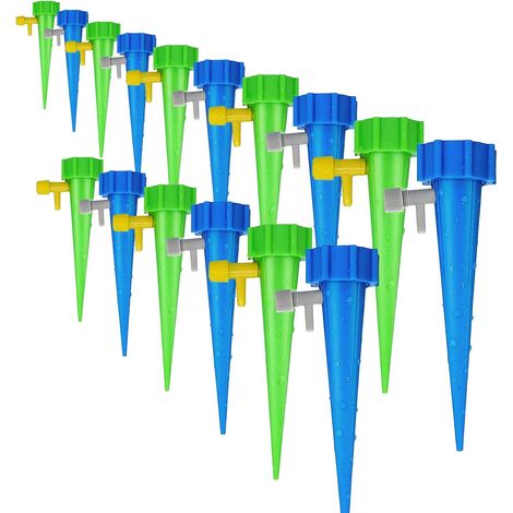 Irrigation Goutte à Goutte Kit,40 Pcs d'arrosage Automatique avec Vannes de Régulation, Débit d'eau Réglable, Arroseurs Automatiques Plantes, pour Jardin Maison Intérieur Extérieur (1/5)