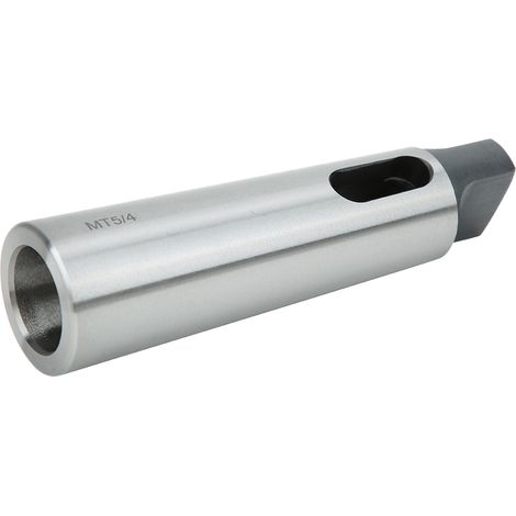 Adaptateur de réduction pour foret, manchon de perçage argenté, haute dureté, résistance à l'usure, MT5 vers MT4 (1/5)