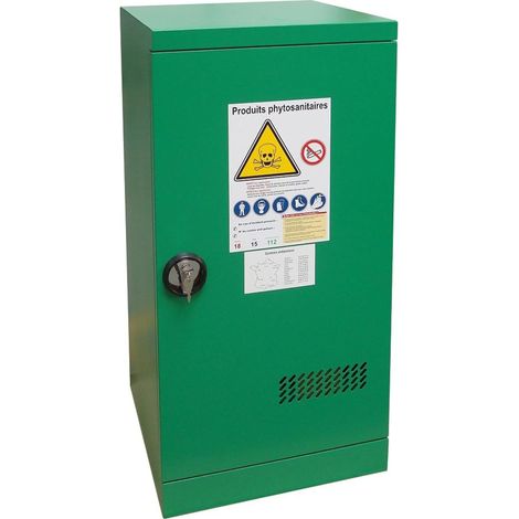 PROVOST - Armoire phytosanitaire Provost - H100 x L50 cm - Acier vert époxy texturé