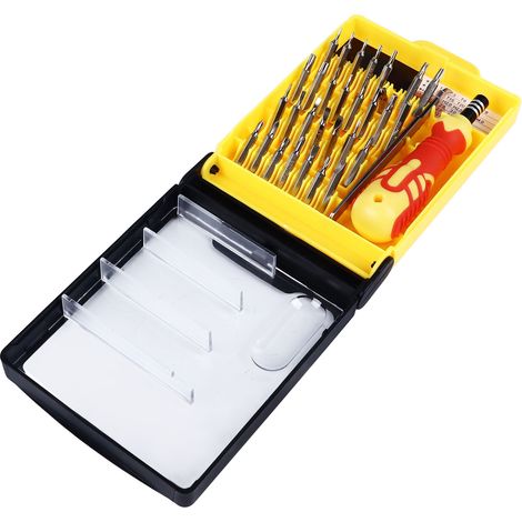 Jeu de tournevis multi-embouts en acier CR-V pour la réparation de téléphones, ordinateurs portables et ordinateurs. (1/5)