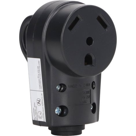 Fiche femelle RV 30A, excellente conductivité, structure stable, prise pour camping-car avec poignée ergonomique (1/5)