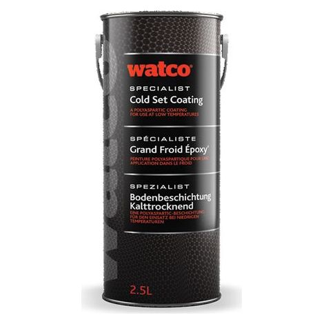 Watco Bodenbeschichtung Kalttrocknend, zweikomponentiges Polyaspartikharz, Ziegelrot 5L