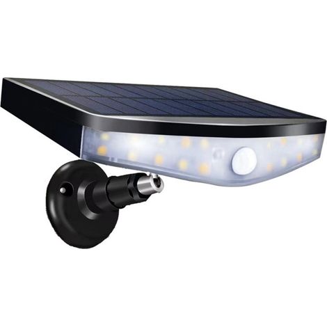 Lampe Solaire Exterieur, Lampe Detecteur de Mouvement,360° Spot Solaire Exterieur [1200mAh] étanche Lanterne Solaire Exterieur Jardin (avec télécommande) (1/5)