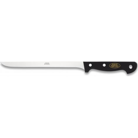 Coltello per prosciutto Mam con Mango Magnum Lama nera e lama in acciaio inox da 24 cm, in scatola di colore 17058