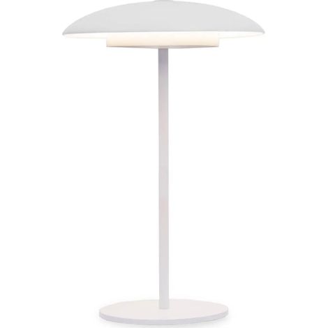 Lámpara de mesa SARDINIA 30 cm con batería recargable. Luz LED cálida. Fabricada en España (1/5)