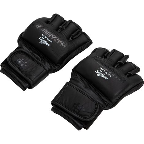Guantes de MMA mate negros de combate 2XL negros