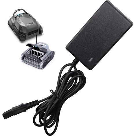 Chargeur 16,8 V - Convient pour robot de piscine Scuba S1/E1, batterie Li-ion sans fil, aspirateur de piscine, adaptateur (1/5)