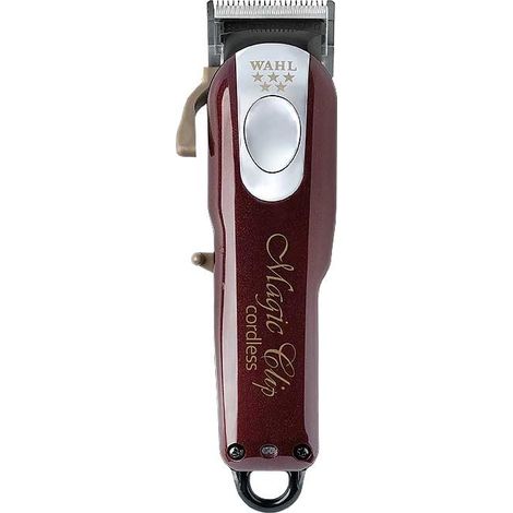 Tondeuse à cheveux sans fil – Autonomie 90 min – Largeur de coupe 4,6 cm – 8 peignes inclus – Rouge – Wahl (1/2)