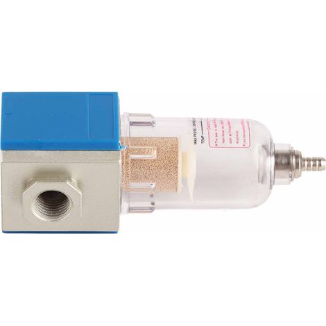 Filtre à air comprimé en alliage d'aluminium pour compresseurs d'outils pneumatiques, purge automatique par pression différentielle manuelle GF200‑08 PT1/4 (1/5)