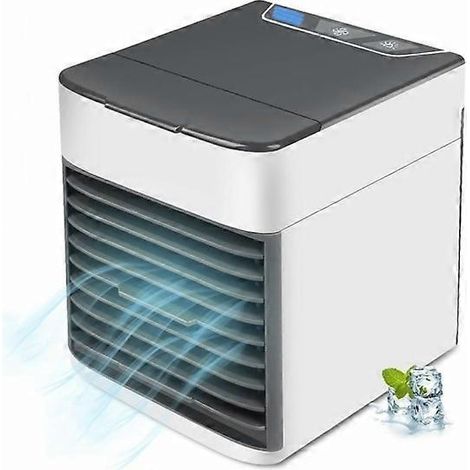 HONORNIC - Ventilateur portable, mini ventilateur USB, climatiseur, humidificateur, purificateur d'air, ventilateur de bureau pour la maison
