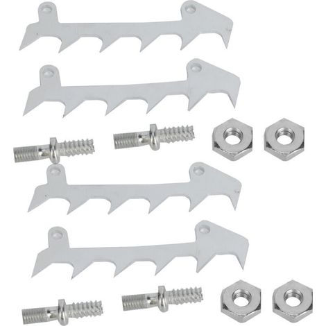 Kettensägen-Stoßdämpfer-Schraubenspitzenmutter-Set, 2 Sets, passend für Stihl 017 018 020 021 023 025 MS170 MS180 MS192T (1/5)