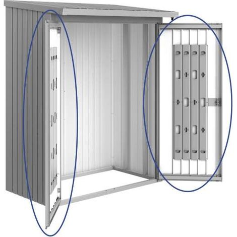 Set di porte per WS 150 argento metallizzato