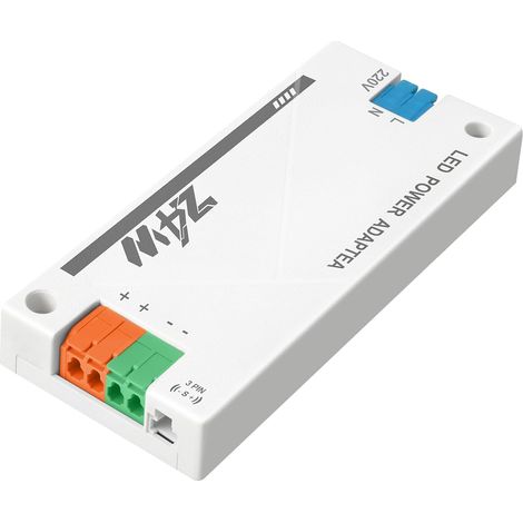 Transformateur 220V 24V LED 24W, alimentation 24v 24w 1A led driver 24 v Avec connecteur 3PIN, Transfo AC à DC, pour G4, GU5.3, MR11, MR16, Bande LED, Non Dimmable (1/5)