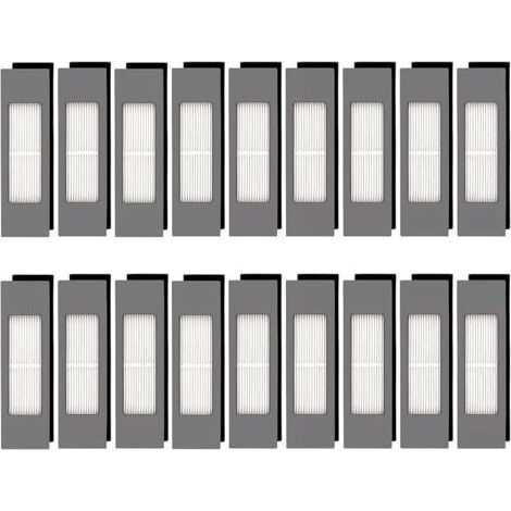 Lot de 18 Filtres HEPA N10 Ecovacs DEEBOT OZMO – 920 950 T8 T9 T5 N5 N7 N8+ DX55 DX93 DJ65 (1/5)