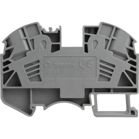 Morsettiera per montaggio su guida DIN, grigia, 16 mm², 1P. (1/4)