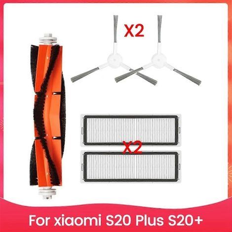 Accessoire de rechange pour aspirateur robot Xiaomi S20 Plus : brosse latérale principale, filtre HEPA et accessoires (1/5)