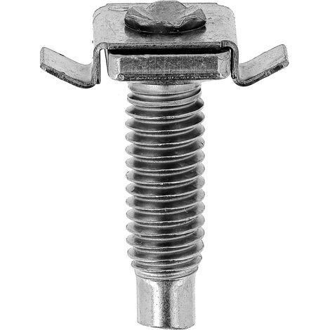 Vis en Cage avec Écrou Clipsable M6-1.00 x 20 mm Fixation pour Tôle ou Châssis Compatible avec 2008 Réf. 1401 (1/4)