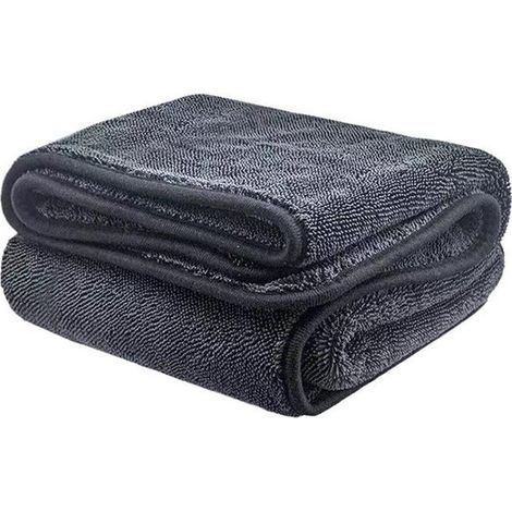 Mikrofasertücher - 3 Total Clean Tücher, XXL-Mikrofasertuch für Duschkabine, Fenster, Armaturen und Spiegel (40 60 cm) (1/2)