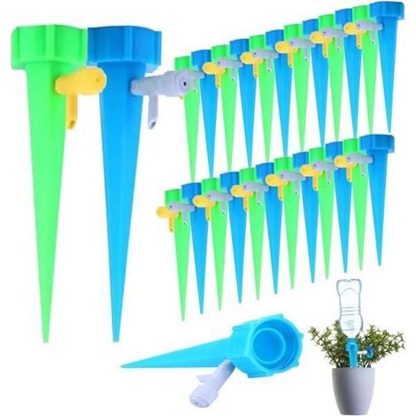 24-Piece Drip Irrigation Kit, Adjustable Automatic Watering System for Plants, WJ