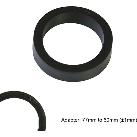 Adaptateur réducteur R-EP compatible avec filtre à air conique de 76 mm (3 pouces), bague de réduction universelle en caoutchouc de 77 mm à 70 mm (65 mm, 60 mm), 3 pouces à 2,75 pouces (2,5 pouces).