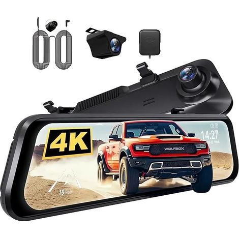 Dashcam, registrazione 4K, funzionalità WiFi, G850 PRO CON KIT HAW, 64 GB TF in omaggio (1/2)