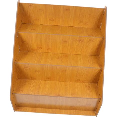 Présentoir à Cupcakes Naturel Niveaux Étagère de Rangement DIY Multifonction pour Snacks Bijoux et Condiments Support Décoratif pour Mariage et Maison (1/5)