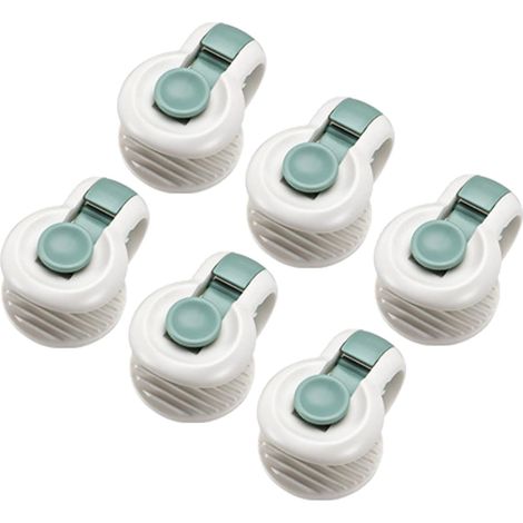 6er-Pack Bettbezug-Clips für Bettlaken, stiftlos, Anti-Bewegungs-Befestigung (1/3)