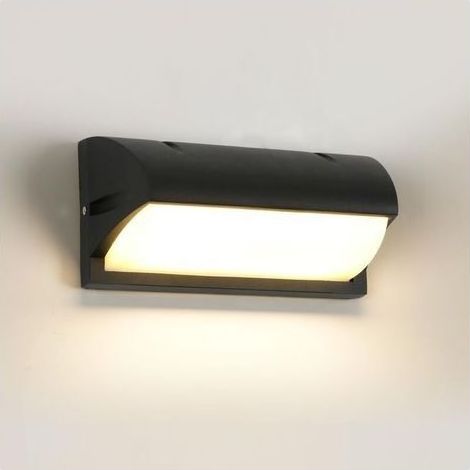 Applique Murale Exterieur LED, 18W Applique Extérieure Moderne, IP65 Étanche Luminaire Mural en Aluminium pour Jardin Pathway Couloir, 3000K Lumiere Blanc Chaud (1/5)