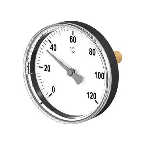 Flamco Speicherthermometer TH 80/150, 1/2", mit Tauchhülse