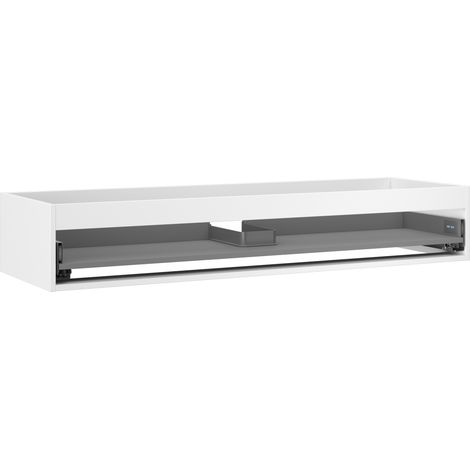Mexen Box-A cuerpo del armario bajo lavabo 140 cm, 1 cajón, blanco mate - 91AX0-1400-235-1-01 (1/4)