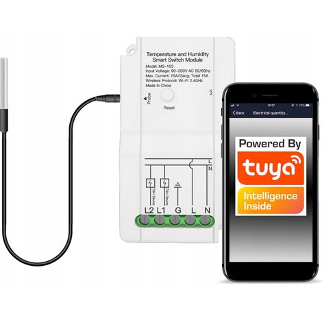 TUYA WiFi-Thermostat mit externem Temperatursensor (1/5)