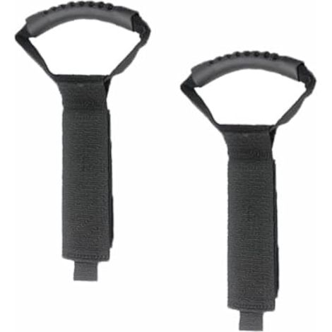 Support de rallonge facile à transporter, lot de 2 avec fermeture auto-agrippante, robuste pour garage, piscine, jardin, tuyaux d'arrosage, câbles (50 x 435 mm) (1/5)