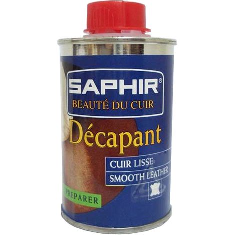 Limpiador de cuero Saphir decapant elimina acabado 100ml (1/3)
