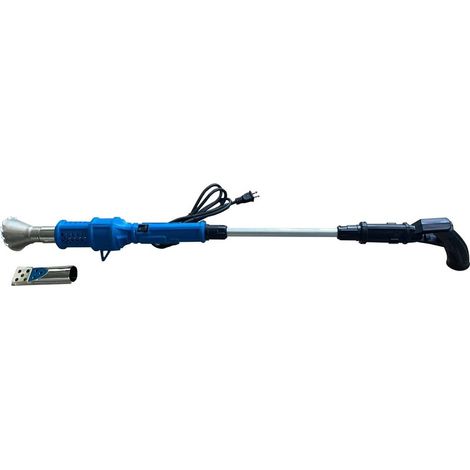 Kaelt - Torche de brûleur de mauvaises herbes, désherbeur électrique 50HZ, pistolet de désherbage électrique extérieur avec désherbeur et buse plate, prise AC 230V EU (1/5)