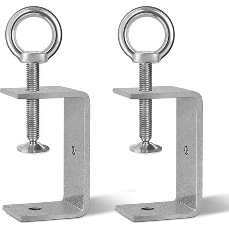 2-teilige 85-mm-C-Klemmen aus Edelstahl, verstellbare C-Zangen zum Schweißen, für Schreinerarbeiten und Heimwerkerprojekte, Spannbereich 46–78 mm (1/5)