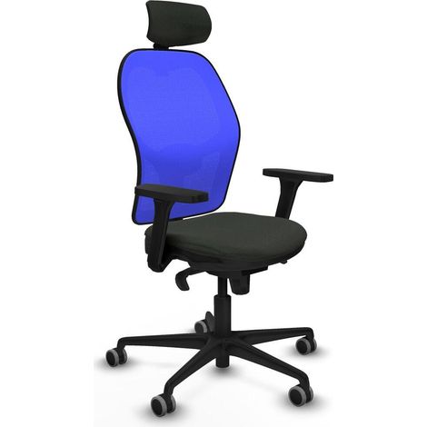 piqueras-y-crespo Silla de oficina moderna negra confortable