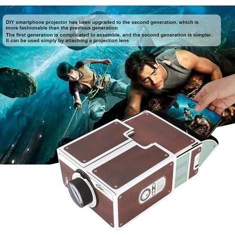 Mini-2G-Taschenprojektor für Smartphones, tragbares Heimkino zum Selbermachen (1/5)