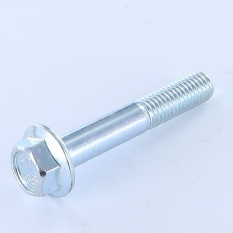 Vis métaux Tête hexagonale TH M10X60 Filetage partiel Embase collerette crantée Classe 8.8 Acier zingué-100 pièces (1/2)