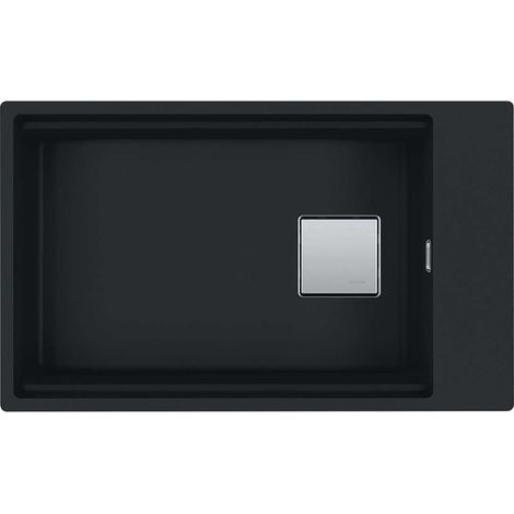 Franke Kubus 2 - Lavello in fragranite KNG 110-62, 76x46 cm, nero opaco 125.0627.321