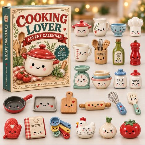 Christmas Advent Calendar 2026 - Cooking Hobby Christmas Advent Calendar Blind Box - Type B -