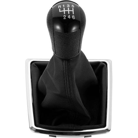 Convient aux anciens modèles Ford Focus. Comprend une housse anti-poussière, un pommeau de levier de vitesses noir intégré et un sélecteur de vitesses noir à 5 rapports (une seule pièce).