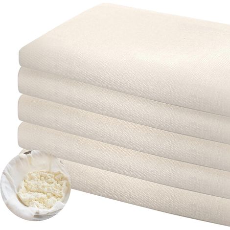 10 Pcs Etamine Alimentaire 50 50 cm Cheese Cloth Réutilisable (1/5)