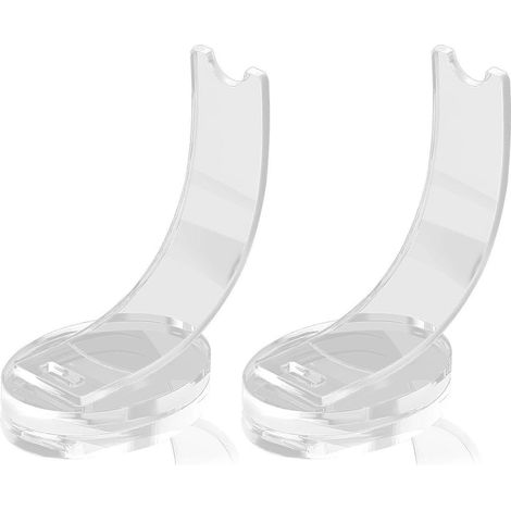 Lot de 2 présentoirs porte-stylos en acrylique transparent pour la maison (1/5)