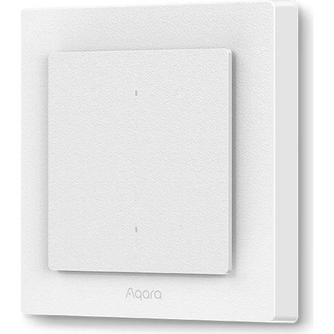 Interrupteur intelligent H2 Zigbee 3.0 et Thread - 2 boutons / 1 canal - Aqara (1/4)