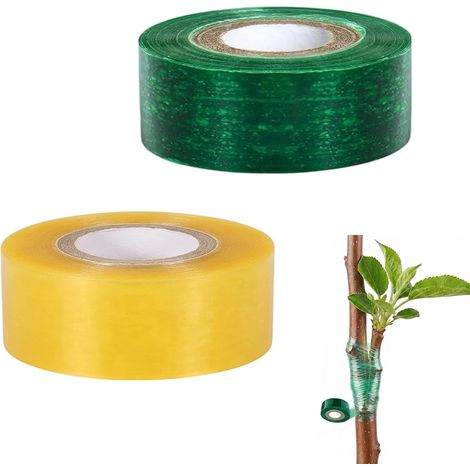 Bande Glue Arbre Fruitier, 2 Rouleaux de Ruban de Greffage Autocollant, pour Fleurs et Arbres Fruitiers (1/5)